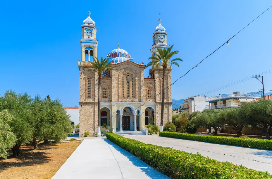 Old Church in Karlovasi Town