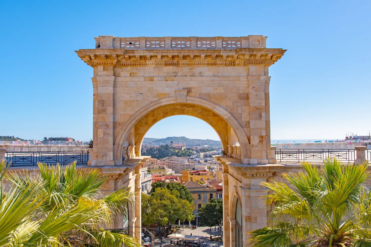 Bastione Saint Remy in Cagliari, The Capital Of Sardinia