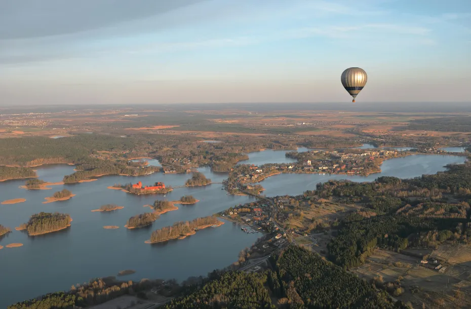 Air balloon in Vilnius, Lithuania