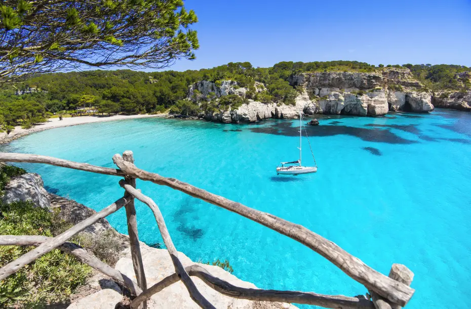 Cala Macarella Beach in Menorca
