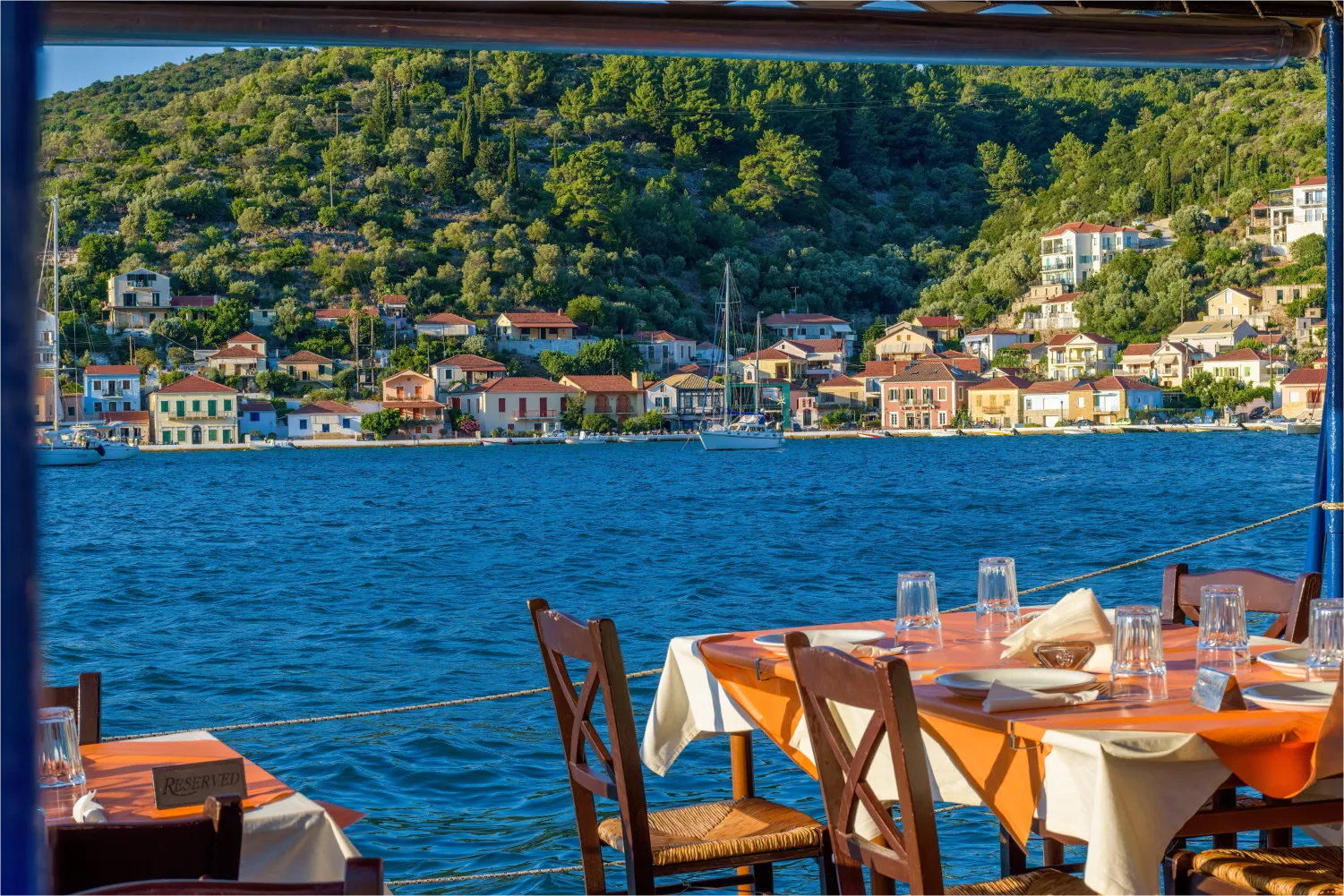 The Picturesque Port Of Vathi in Ithaca