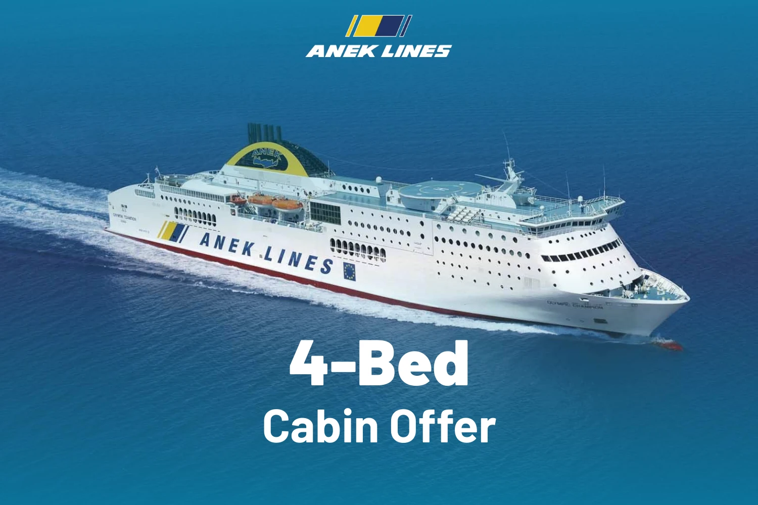 Anek Lines 4 Bed Cabin Offer image