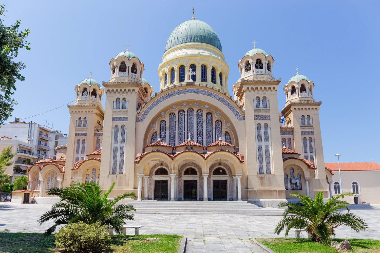 Saint Andrew Basilica in Patras, the biggest church in Greece